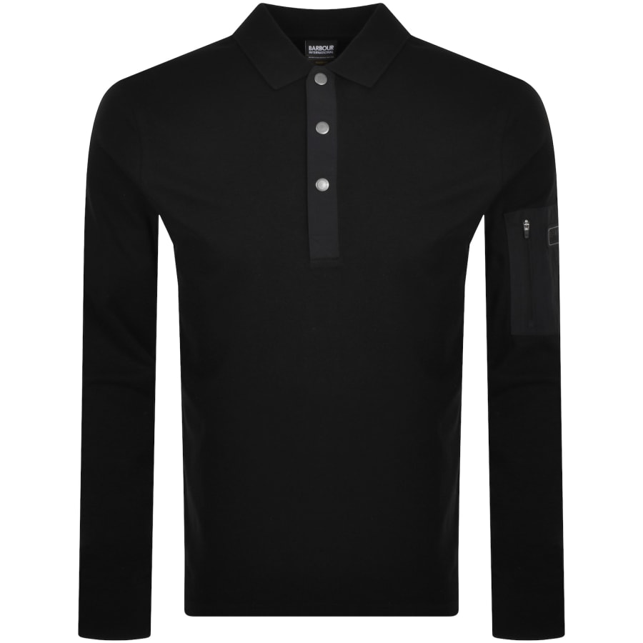 Barbour international long sleeve polo shop